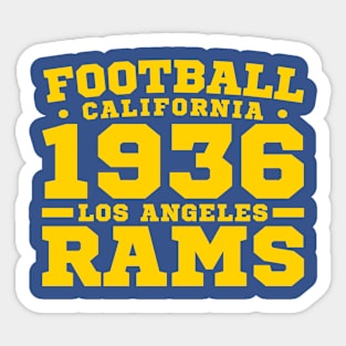 Football California 1963 Los Angeles Rams Sticker